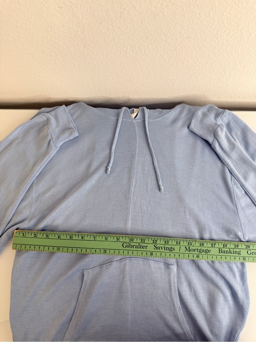 FP Movement Back Into It Hoodie Harbor Blue Size Large Open Back Free People - Picture 7 of 13